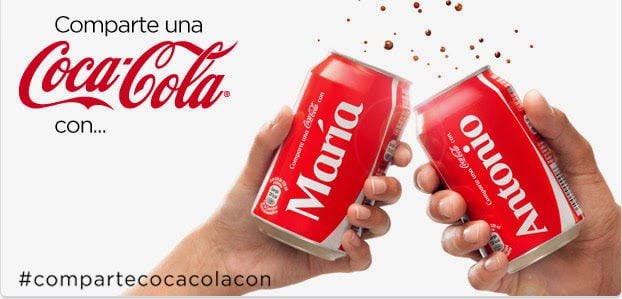 Comparte una Coca Cola” busca generar una conexión especial con sus  consumidores